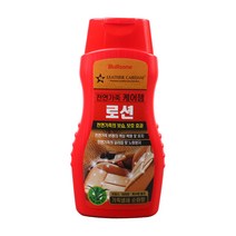 불스원 천연가죽 케어잼 로션 300ml/7600/피혁/광택제/인조/가죽/레자/시트/쇼파/갈라짐/노화 방지