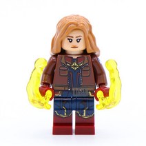 레고호환 어벤져스 20버전 캐릭터 시리즈, 제품186)캡틴마블 항공점퍼