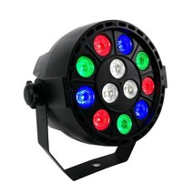 shehds led 평면 파 12x3w rgbw 조명 전문 led 무대 조명 효과 dmx512 마스터-슬레이브 dj 디스코 파티, led 12x3w rgbw 블랙, 우리 플러그