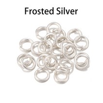 기부반지 50-200 개/로트 3-20mm 오픈 점프 링 로즈 골드 루프 스플릿 커넥터 DIY 쥬얼리 제작 결과 Diy 액