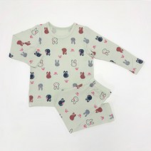 픽스키즈 삐삐롱 꼬지비 민트바니 부들부들 모달스판 9부세트 150사이즈까지 *예민한 우리아이 피부를 위해서* 뉴코아괴정점