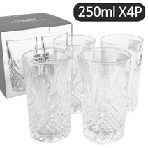 나awsme_아트 퓨어 세미 (텀블러4P 250ml) 유리컵 주스잔 선물용 유리세트 위스키 언더락 온더락 양주♥awesome, ♥assur, ♥나누리!, ♥Good-Life!!