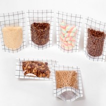 홍진포장 모던체크 지퍼스탠드 스탠딩지퍼백 사이즈 5종 (1박스), 13x20cm - 2000장 (장당105원), 1개, 1개