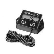 Kebidumei 오토바이 엔진 tach Hour Meter 게이지 12v LCD 디스플레이 방수 자동차 모터 보트 용 디지털 타코미터