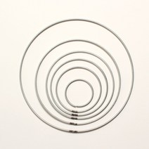 나무링 메탈링 마크라메재료 DIY, 드림캐쳐_메탈링20cm(1개)