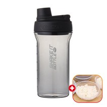 락앤락 쉐이킷보틀 프로 트라이탄 850ml +가쯔 용기 물병/물통/쉐이커 보틀 헬스/스포츠 단백질/프로틴/미숫가루 쉐이크통 휴대용 스트랩, 블랙