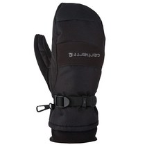 Carhartt 남성용 방수 단열 장갑 블랙 L, Black
