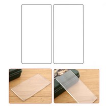 A4아크릴판 컬리아크릴판 A4아크릴판 컬리아크릴판 12pcs diy 엠보싱 절단 용 투명 아크릴 절단 매트 플레이트 플랫폼 어댑터 투명 다이 커터 스페이서 3mm 5mm, 2 개 5mm