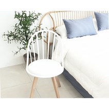 소피아체어 카페의자 플라스틱의자 인테리어 원목 프라스틱 식탁의자, 핑크