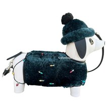 Kate Spade 클로드 닥스훈트 크로스바디 백 지갑 피콕 사파이어 멀티 공작 멀티