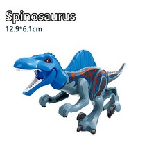 레고 닌자고 시티 공룡 쥬라기 세계 디노 그림 모델 숲 동물 정글 티라노 사우루스 Velociraptor Indominus, 19 Spinosaurus