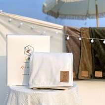 GEE 휴대용 캠핑 5V USB 그래핀 온열매트 원적외선 전기장판 매트 싱글 1인용, 모닝화이트