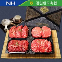 강진완도축협 1등급한우선물세트 총1.6kg(불고기+국거리+장조림), 단품