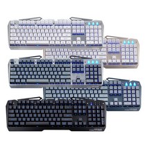 XENICS 유선 게이밍키보드 스톰엑스 타이탄 SE, 실버화이트