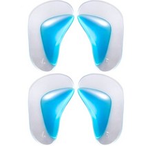 일본직발송 6. Phoenixsole [Phoenix] 편평발 전용 실리콘 깔창 충격 흡수 발바닥 발바닥 해소! 2족 4매, One Size_One Color, One Size_One Color, One Size_One Color