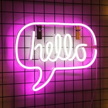 어반 LED BIG 네온사인 네온조명 무드등 시리즈 8종, H [BIG] 헬로 HELLO