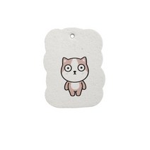 인생원픽 압축 스펀지 캐릭터 수세미 1P, 고양이