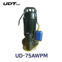 UDT 수중펌프 UD-75AWPM 자동 오배수 토목공사용