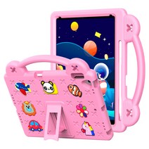 아이패드9 8 7세대 10.2형 애니멀 비츠 에바폼 스트랩 케이스, 민트