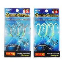 백경 콰트로 서포트훅 (니켈/야광) BK-226 BK-227 갈치지깅훅 어시스트훅