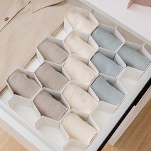 서랍칸막이 속옷 양말 정리함, 서랍 칸막이 육각형(8장)