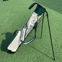골프 여성 하프 백 가방 소형 라운딩 쿼터 캐디 힙색, E.화이트+그린