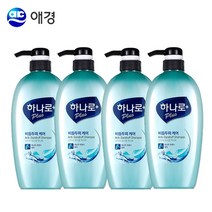 애경 하나로플러스 비듬두피케어 샴푸 680ml, 4개