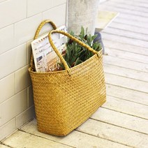 네이처데코 피크닉 라탄 숄더백 토트백 (2size)