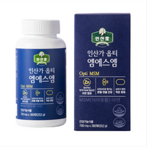 최신 리뉴얼제품[인산가] 옵티 엠에스엠(MSM) 360정 인산죽염 식이유황 아연, 인산가 옵티 엠에스엠