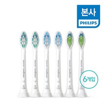 [필립스] PHILIPS 옵티멀 칫솔모 버라이어티 팩 6개입 HX9026/98, 상세 설명 참조