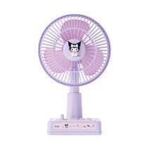 헬로 키티 데스크탑 자동 진동 팬 미니 데스크탑 휴대용 Usb 충전 바람 음소거 팬, Kulumi 진동 팬