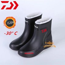낚시복 Daiwa-낚시화 아웃도어 하이킹 피싱슈즈 남성용 미끄럼 방지 튼튼한 방수 플러스 벨벳 고무 장화, 05 43, 11 Picture Color 11