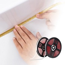 1+1 깔끔 신박한 방수테이프 다용도 줄눈 욕실 화장실 주방 싱크대 타일 틈새차단 곰팡이방지, 화이트컬러(2개)