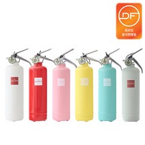1kg 국산 디자인 소화기 - 차량용 가정용 캠핑용 사무실용 휴대용 업소용 간편한 소화용구, 레몬