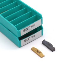카바이드 인서트 TDC2 TT9080 TT7220 절삭 CNC 선반 터닝 툴 스틸 가공 공구, 01 TDC2 TT9080_01 10pcs(1 box)