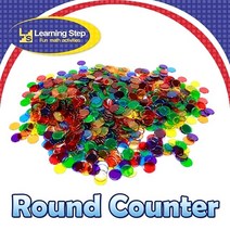 DIW0779A9 투명6색혼합/250pcs 러닝스텝 창의 수학 아인 교구 교육 칩 수세기