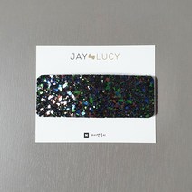 제이앤루시 반짝반짝 사각 여아똑딱핀 아기머리핀 여아머리핀 유아헤어핀