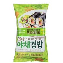 풀무원 꼬마김밥 야채 김밥 세트 124gx2 +아이스박스, 2개, 124g