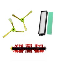 메인 브러시 사이드 브러시 Hepa 필터 LG HOM BOT VR6260LVM VR6462LVM VSR8600RR VSR6600OB 로봇 진공 청소기 액세서리|Vacuum Cl, 단일, 1개, 1pairs