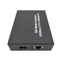 부품 1000/10000Mbps 10G 초강력 SFP + 모듈 미디어 컨버터 이더넷 스위치 RJ45-광섬유 트랜시버 MC, 한개옵션0