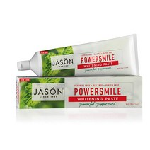 JASON NATURAL 제이슨 파워스마일 불소 프리 치약-강력 페퍼민트 6 Oz