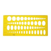 템플렛 No.201(종합타원형판), 1개