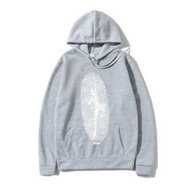 Rock 클라이밍 핑거 프린트 아우터 웨어 Funny Gif 생일 플리스 후드 스웨트 셔츠, 07 Light gray_06 XXL