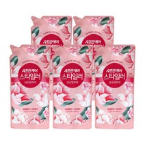 샤프란 케어 스타일러 섬유탈취제 은은한향 리필, 5개, 400ml