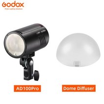 카메라플래쉬 사진 촬영 조명 카메라 후레쉬 GodoxAD100Pro 100Ws TTL 24G HSS 18000s 포켓 플래시 라이트 72V2600mAh 리튬 배터리 360 풀 파, AD100Pro AK-R11+for Olympus