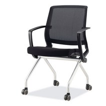 디엠 간이 접의식 의자 2, 색상:검정