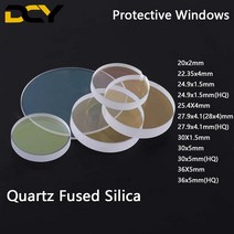 레이저 보호 창문 20*2 22.35*4 27.9*4.1 30*5 36*5 37*7 1064nm Precitec Raytools WSX Bystronic 용 석영 융합 실리카, [20] 37x7mm