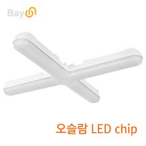 베이온 LED 형광등 일자등 십자등 오슬람칩 플리커프리 국내산, Bayon led 십자등 60W 오슬람칩 플리커프리