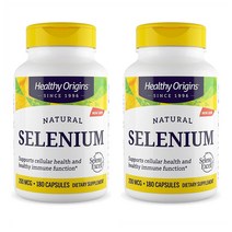 Healthy Origins Selenium Seleno Excel 200mcg 헬시 오리진 셀레늄 셀리노 엑셀 200mcg 180캡슐 2팩, 1개