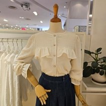 미엘로 MM43BL107_프릴블라우스